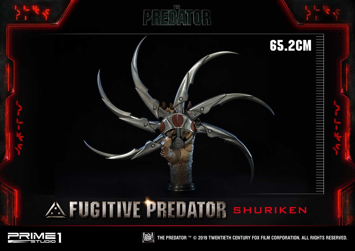 Life Size The Predator (Film) Fugitive Predator Shuriken image 2