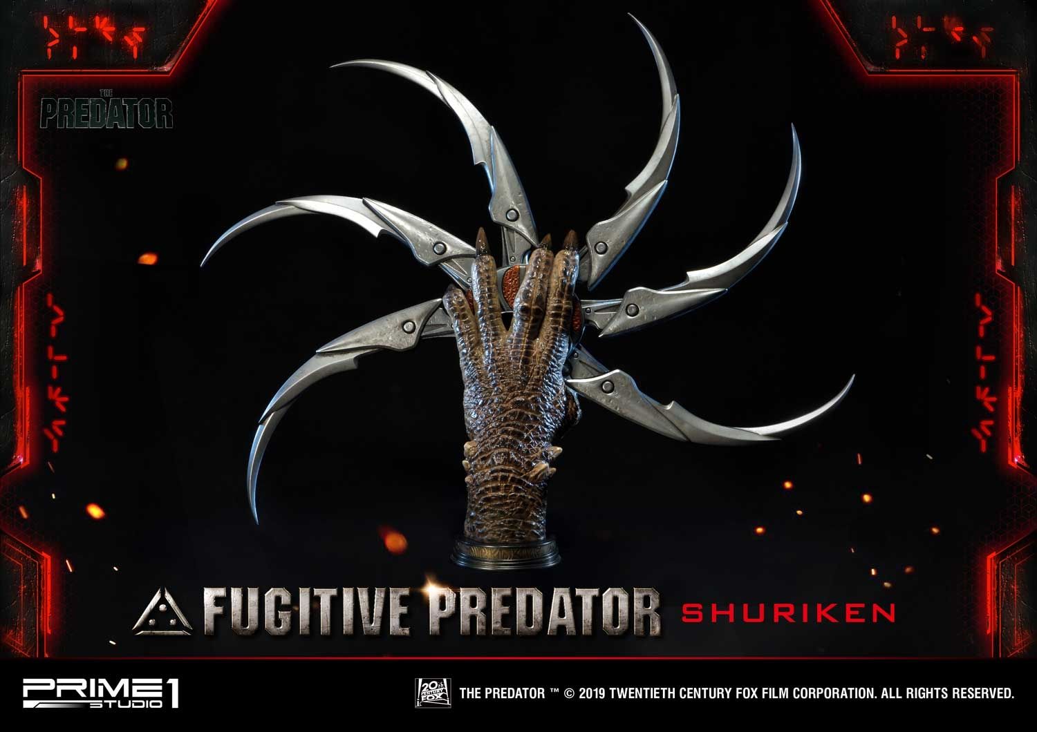 Life Size The Predator (Film) Fugitive Predator Shuriken image 4