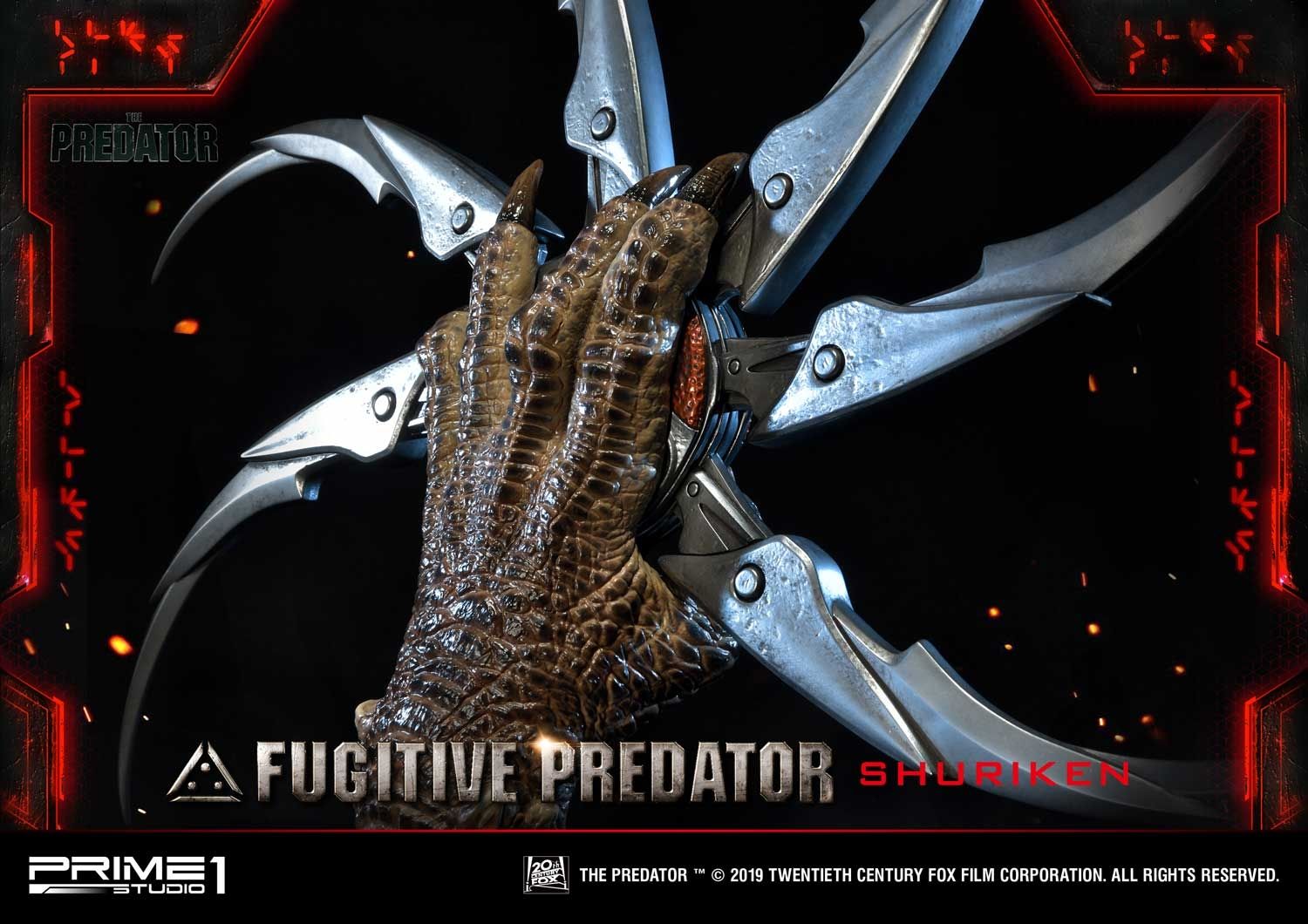 Life Size The Predator (Film) Fugitive Predator Shuriken image 5