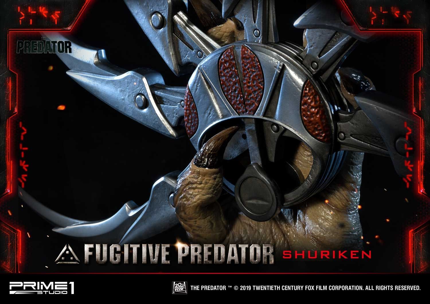 Life Size The Predator (Film) Fugitive Predator Shuriken image 6