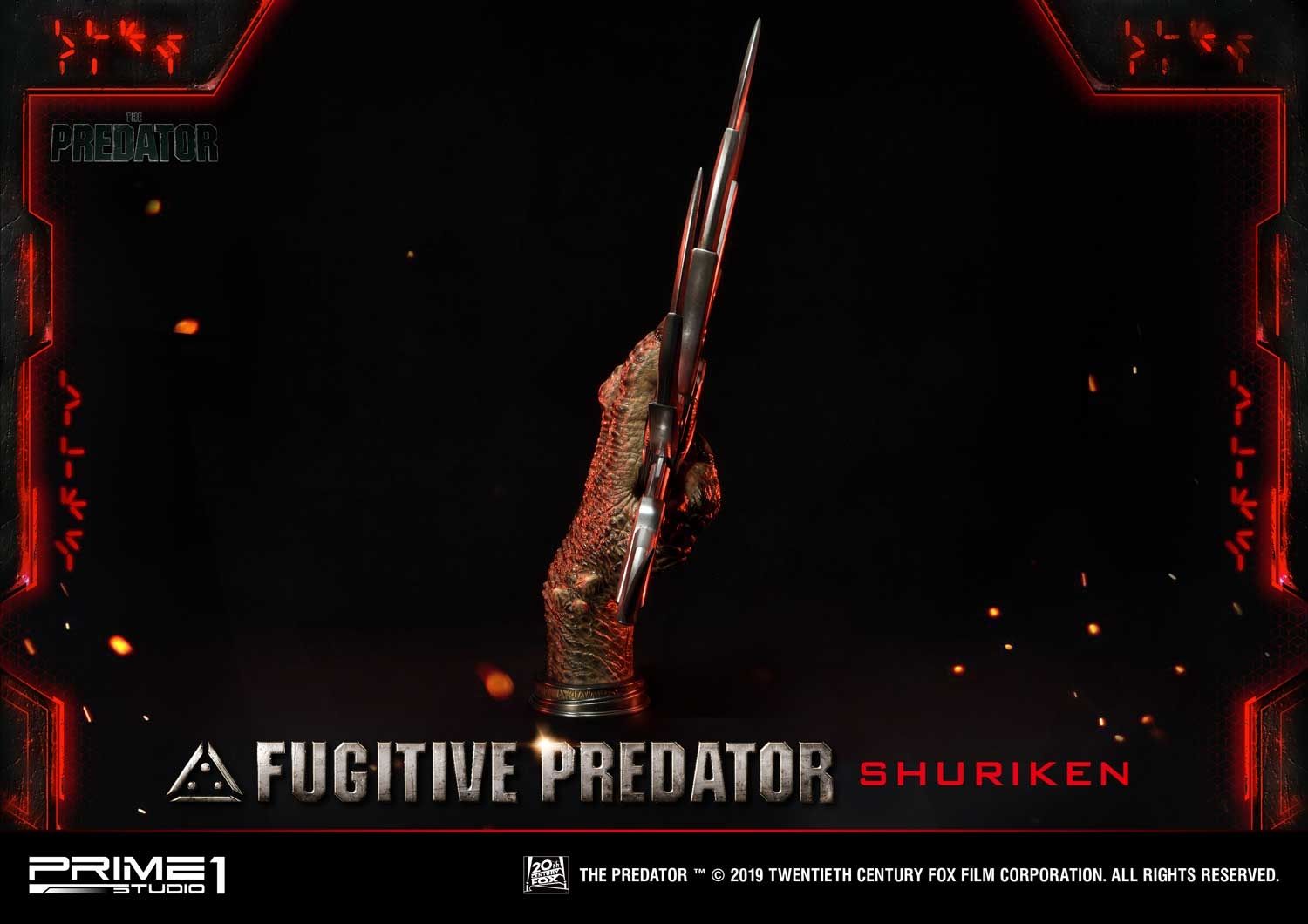 Life Size The Predator (Film) Fugitive Predator Shuriken image 8