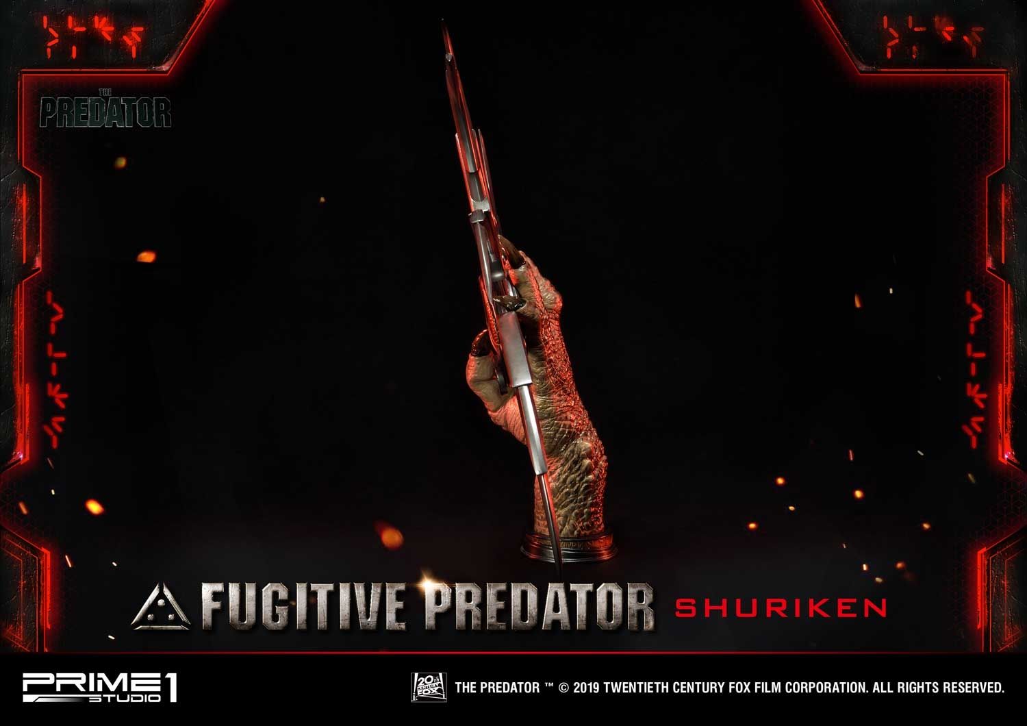 Life Size The Predator (Film) Fugitive Predator Shuriken image 9