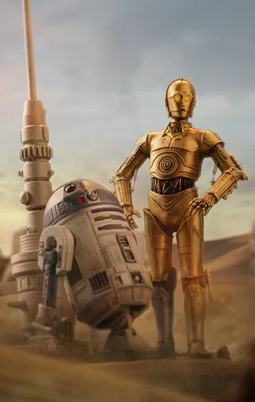 C-3PO and R2-D2 - Star Wars