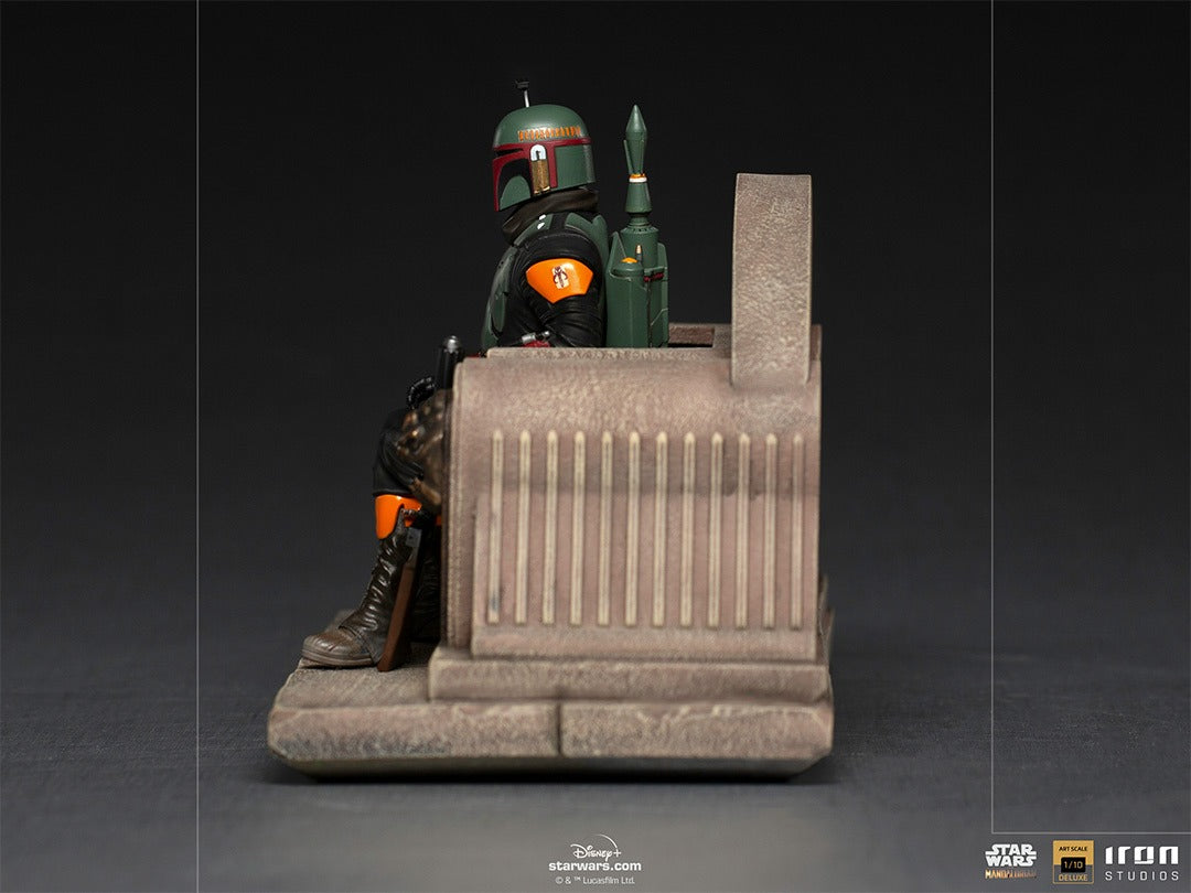 Boba Fett on Throne - Star Wars: The Mandalorian image 5