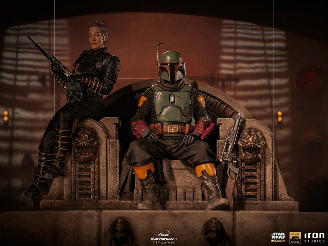 Boba Fett and Fennec Shand on Throne Deluxe - Star Wars: The Mandalorian image 2
