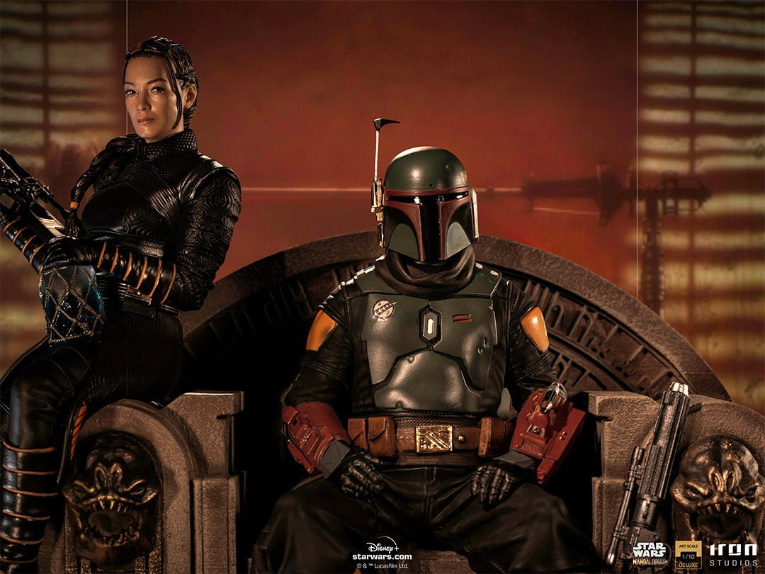 Boba Fett and Fennec Shand on Throne Deluxe - Star Wars: The Mandalorian image 3