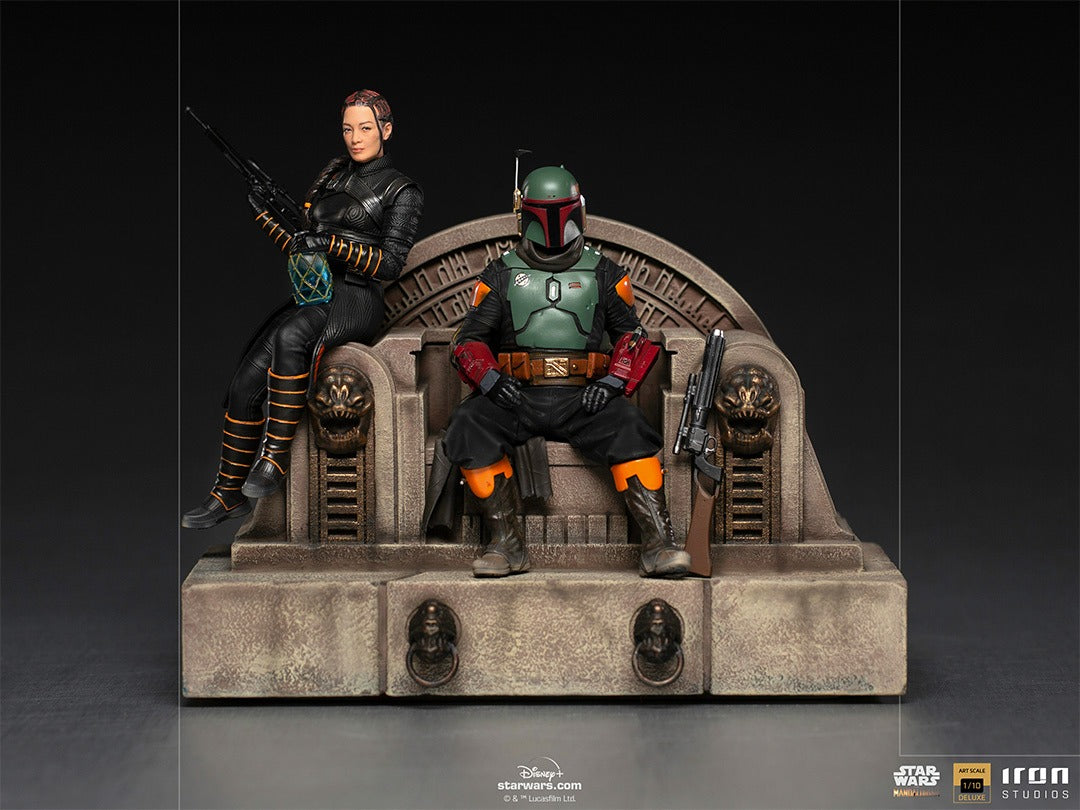 Boba Fett and Fennec Shand on Throne Deluxe - Star Wars: The Mandalorian image 4