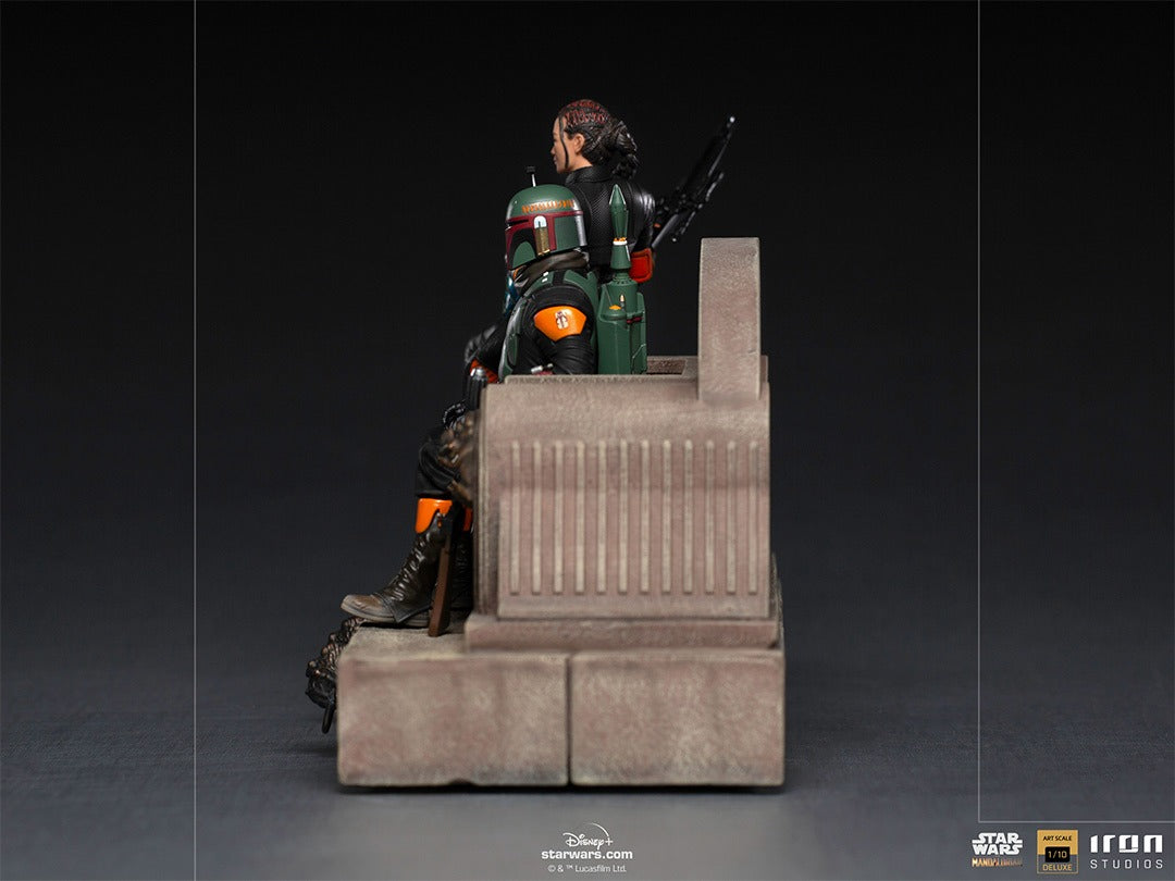 Boba Fett and Fennec Shand on Throne Deluxe - Star Wars: The Mandalorian image 5