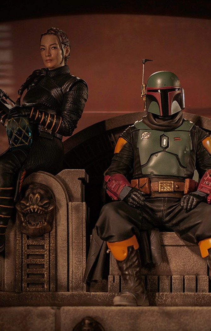 Boba Fett and Fennec Shand on Throne Deluxe - Star Wars: The Mandalorian image 7