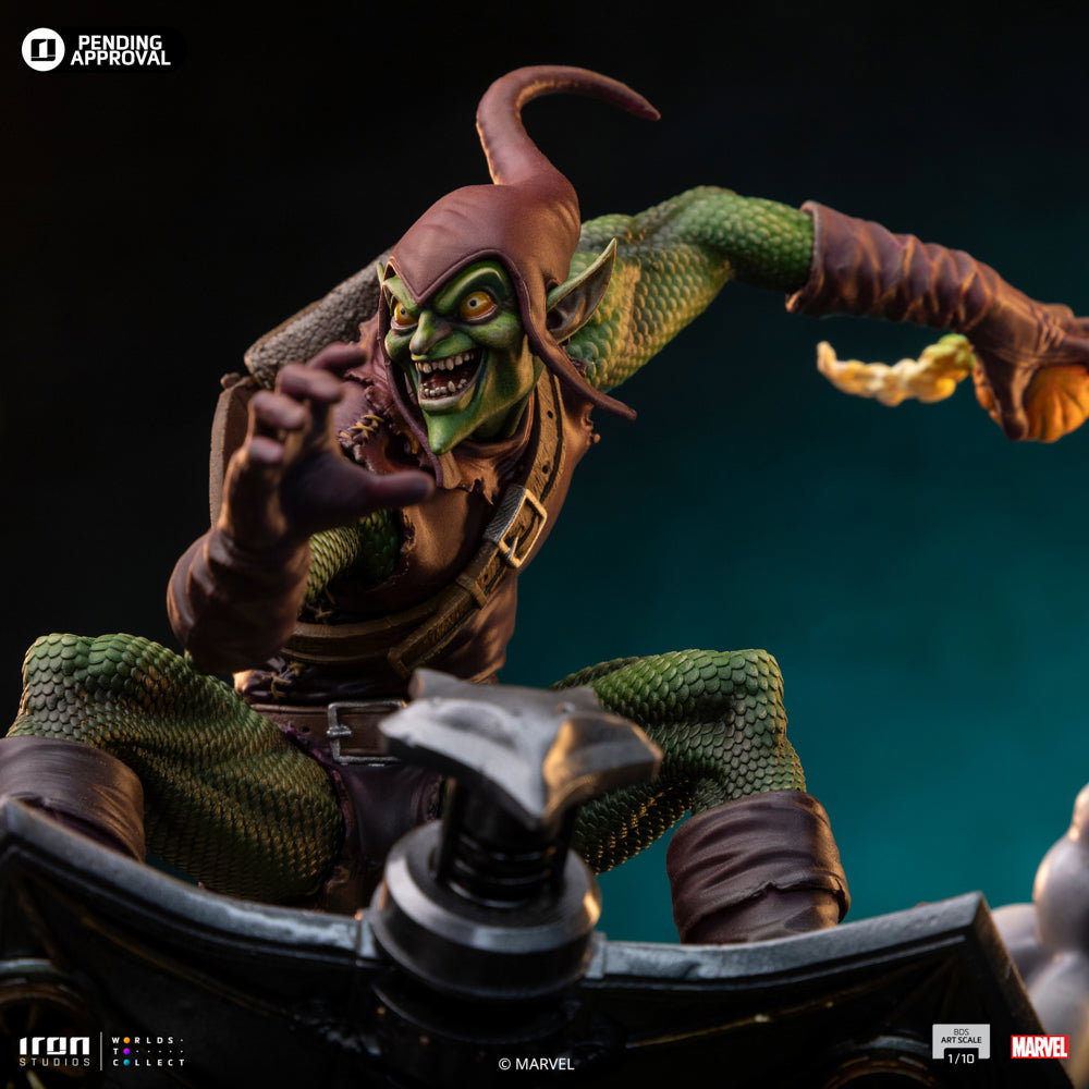 Green Goblin SpiderMan vs Villains Diorama BDS image 10