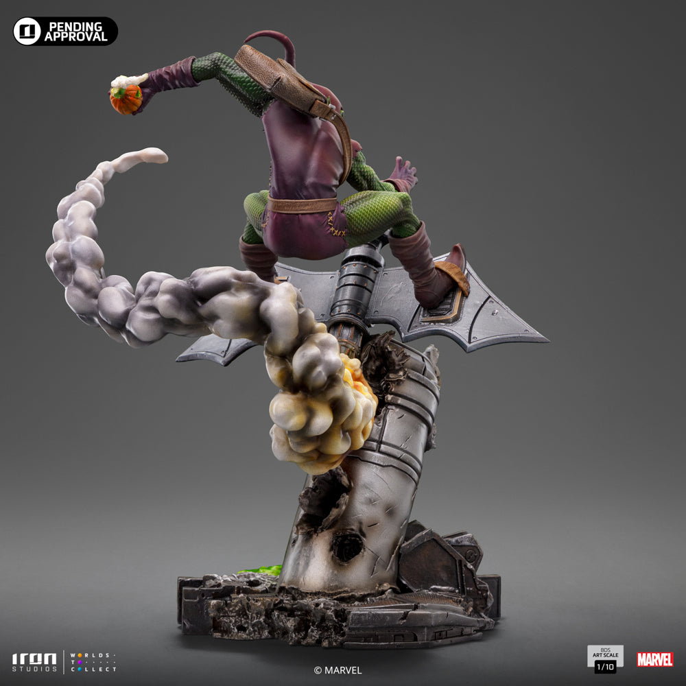Green Goblin SpiderMan vs Villains Diorama BDS image 5