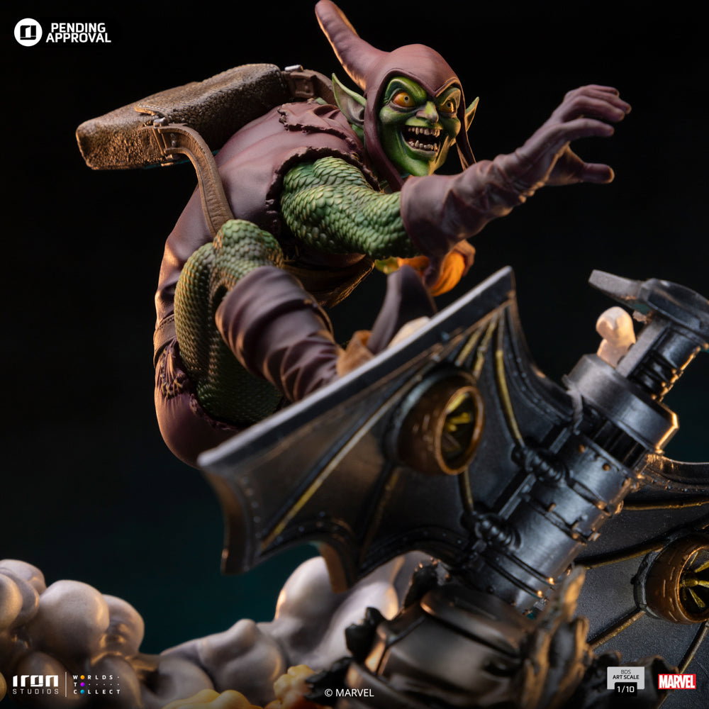 Green Goblin SpiderMan vs Villains Diorama BDS image 9