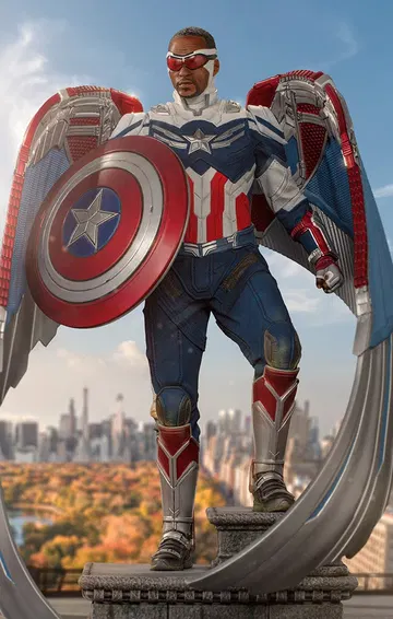 Captain America Sam Wilson (Closed Wings Version) - The Falcon and the Winter Soldier