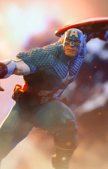 Captain America Infinity Gauntlet Diorama BDS