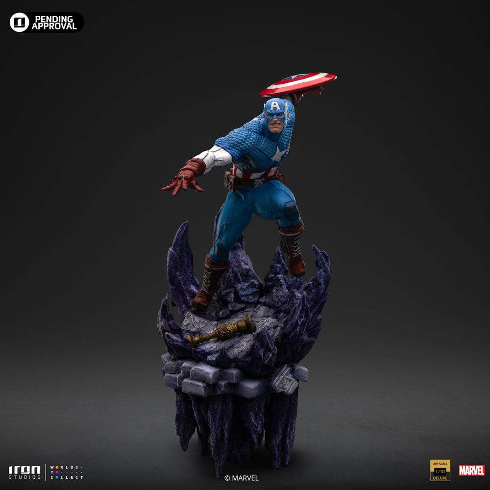 Captain America Deluxe Infinity Gauntlet Diorama BDS image 3
