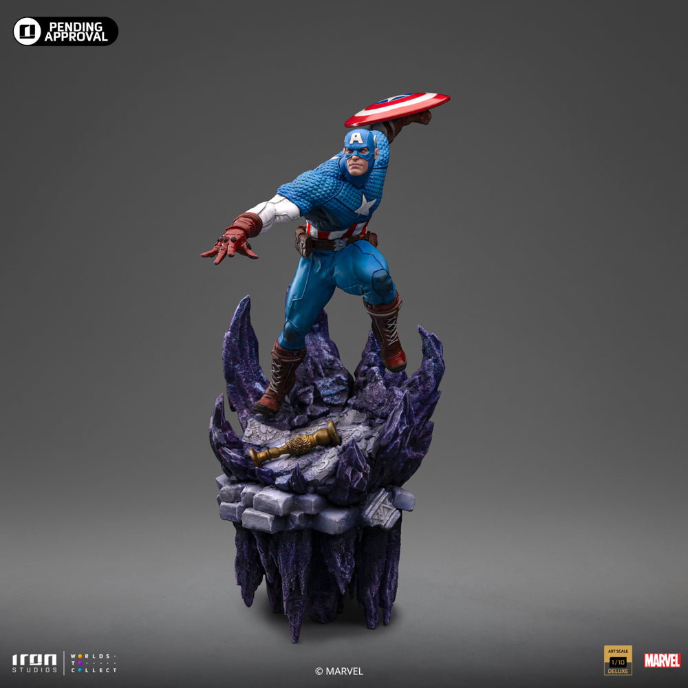 Captain America Deluxe Infinity Gauntlet Diorama BDS image 4