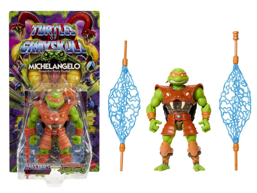 Masters of the Universe: Origins Turtles of Grayskull Michelangelo (New Ver.) image 7
