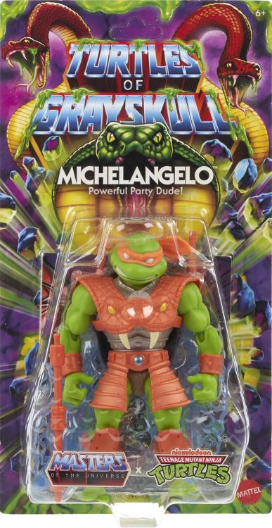Masters of the Universe: Origins Turtles of Grayskull Michelangelo (New Ver.) image 8