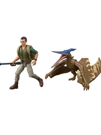 Jurassic World Rebirth Dr. Henry Loomis & Pteranodon Set image 2