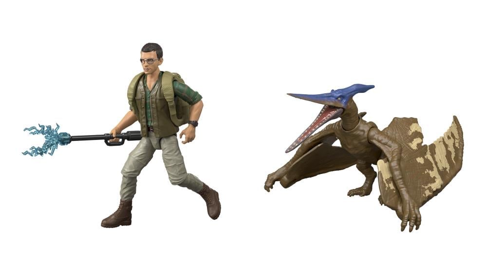 Jurassic World Rebirth Dr. Henry Loomis & Pteranodon Set image 3