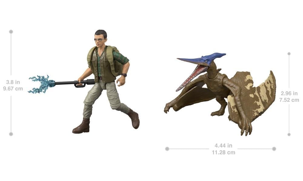 Jurassic World Rebirth Dr. Henry Loomis & Pteranodon Set image 4