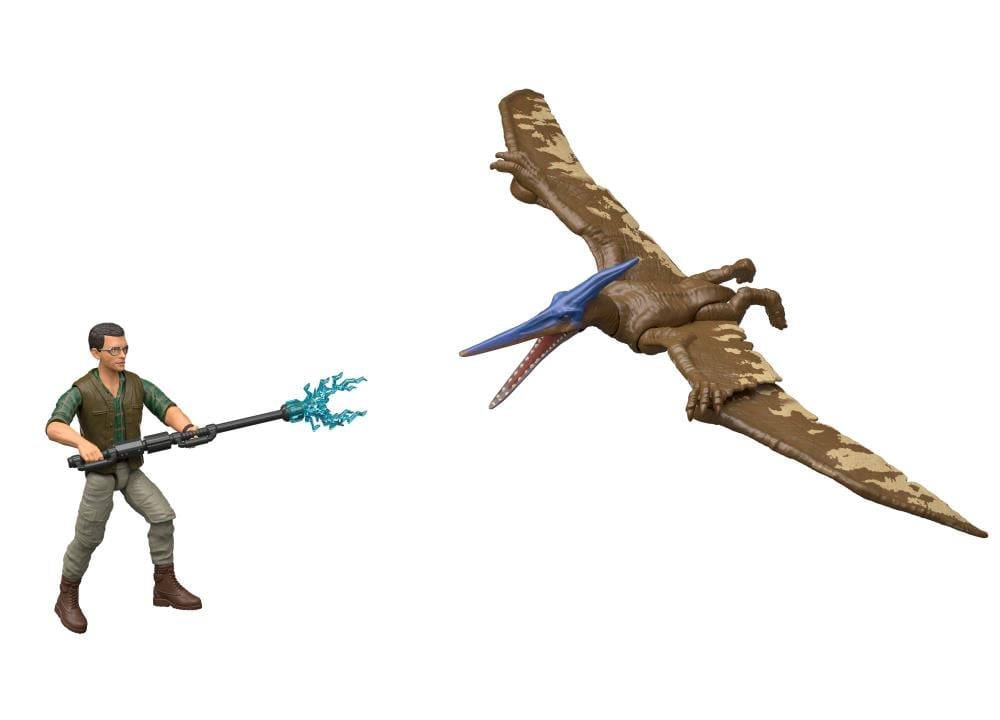 Jurassic World Rebirth Dr. Henry Loomis & Pteranodon Set image 5