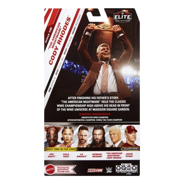 WWE Elite Collection Series 120 Cody Rhodes image 8