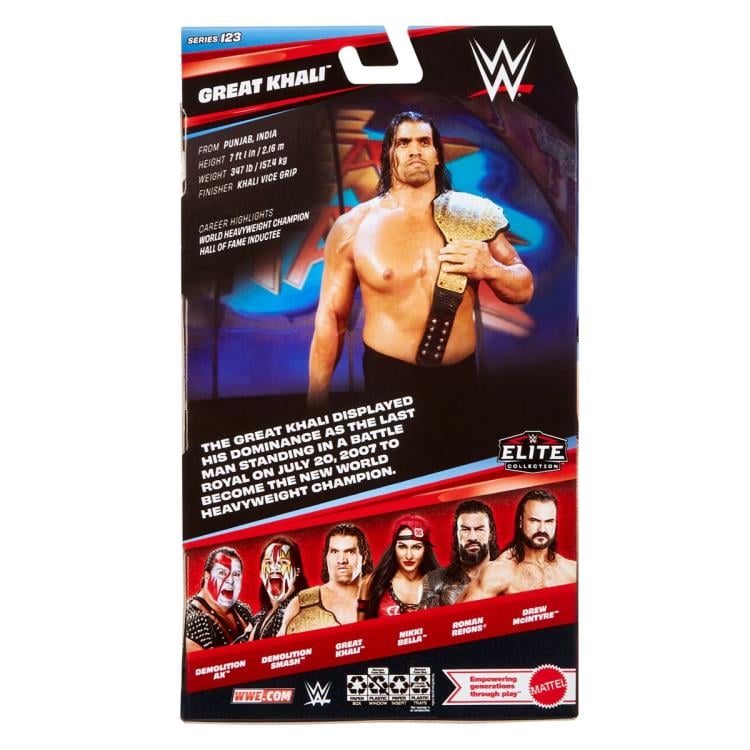 WWE Elite Collection Series 123 Great Khali image 8