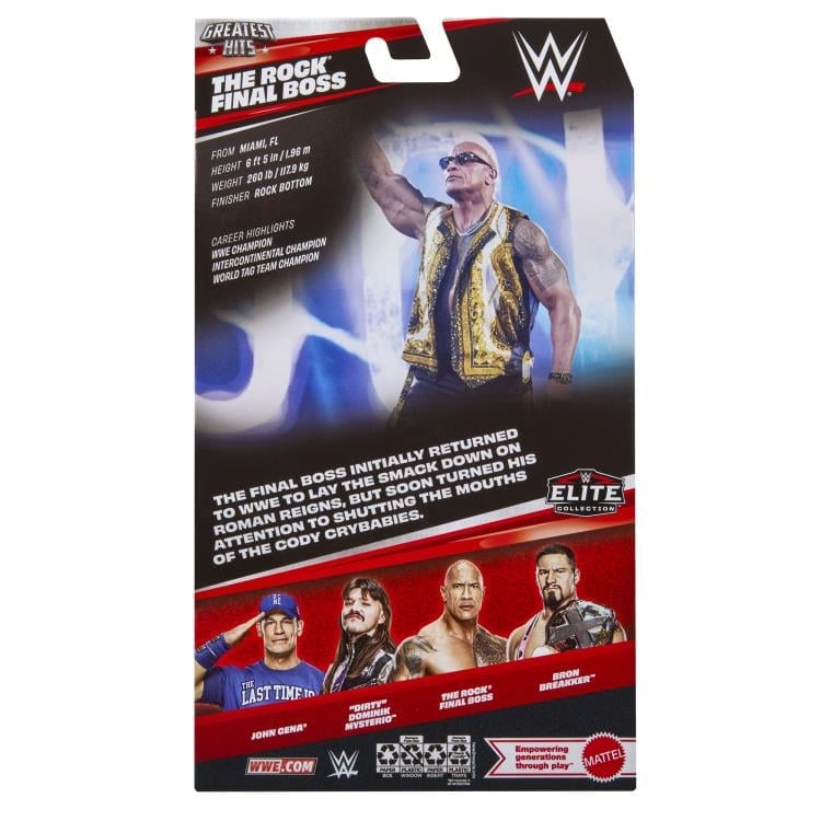 WWE Elite Collection Series Greatest Hits The Rock image 9