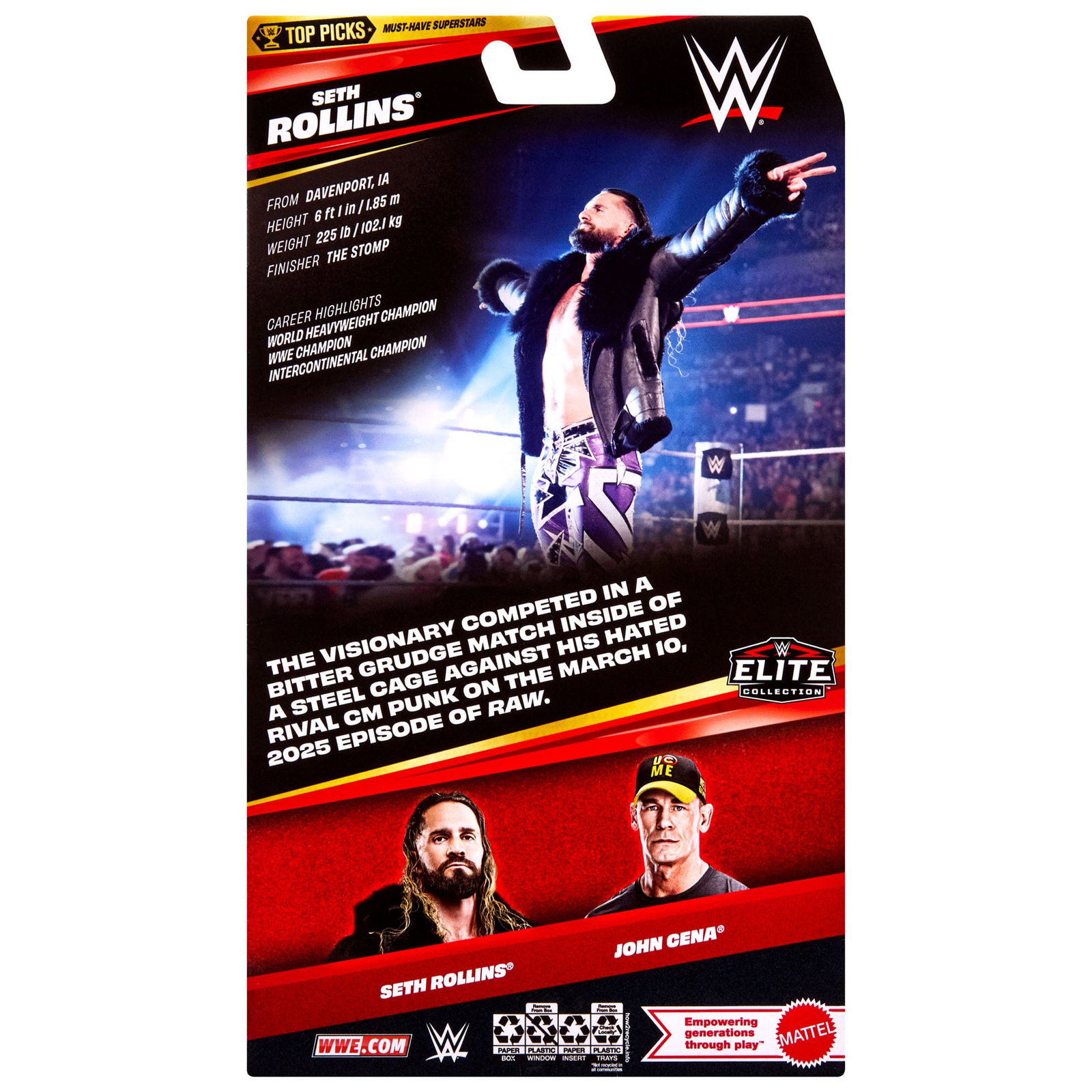 WWE Elite Collection Series Top Picks: 2025 Seth Rollins image 8