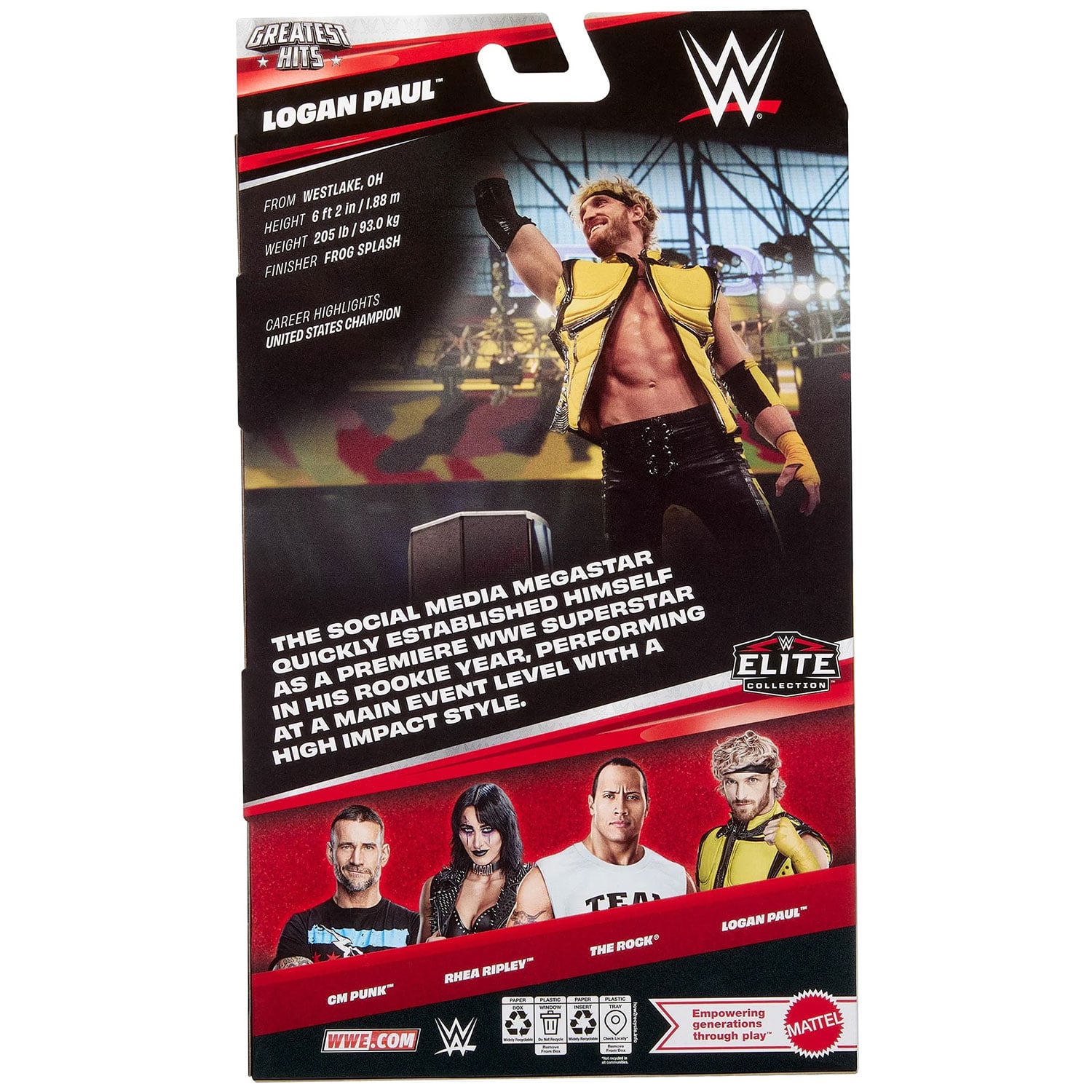 WWE Elite Collection Greatest Hits Logan Paul image 9
