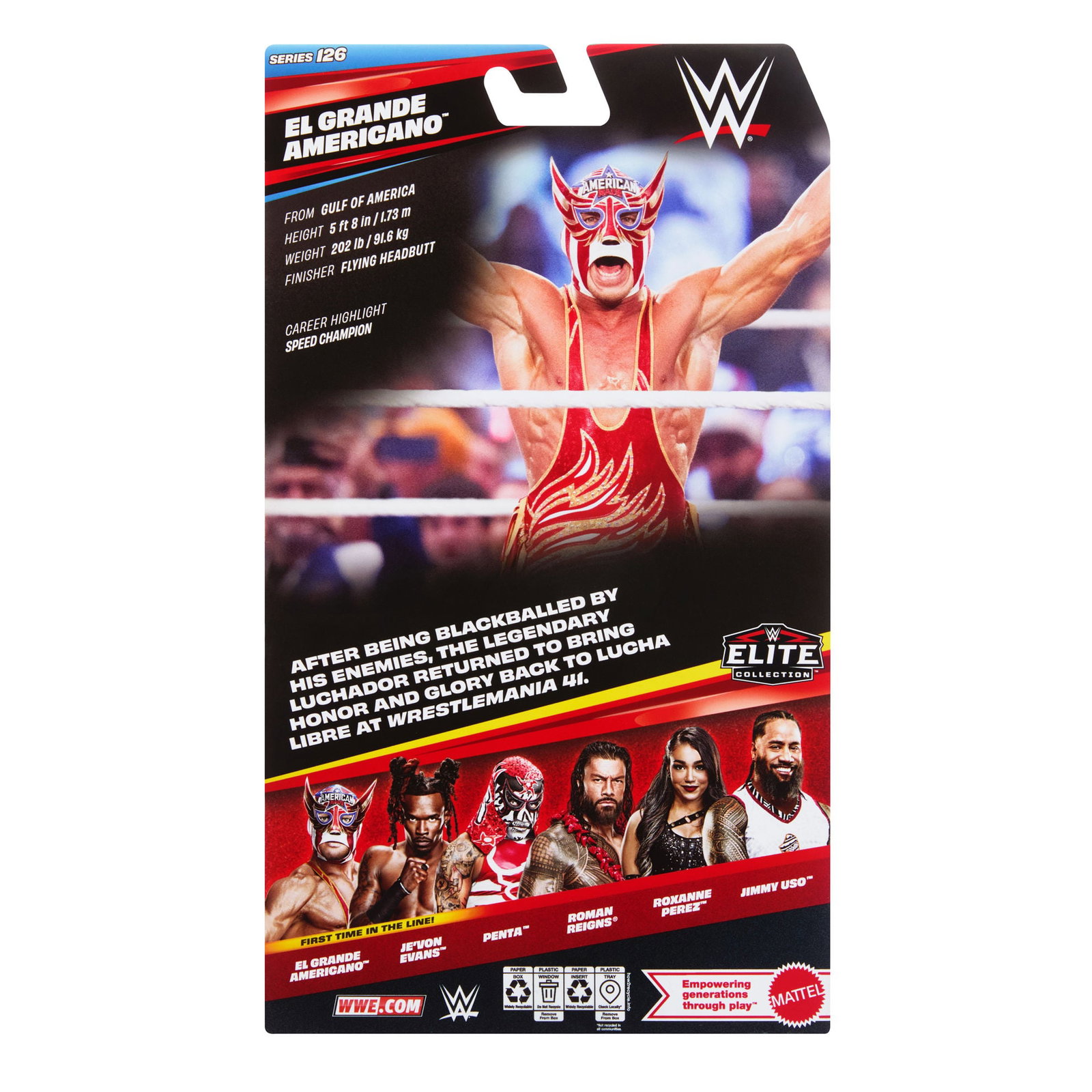 WWE Elite Collection Series 126 El Grande Americano image 9