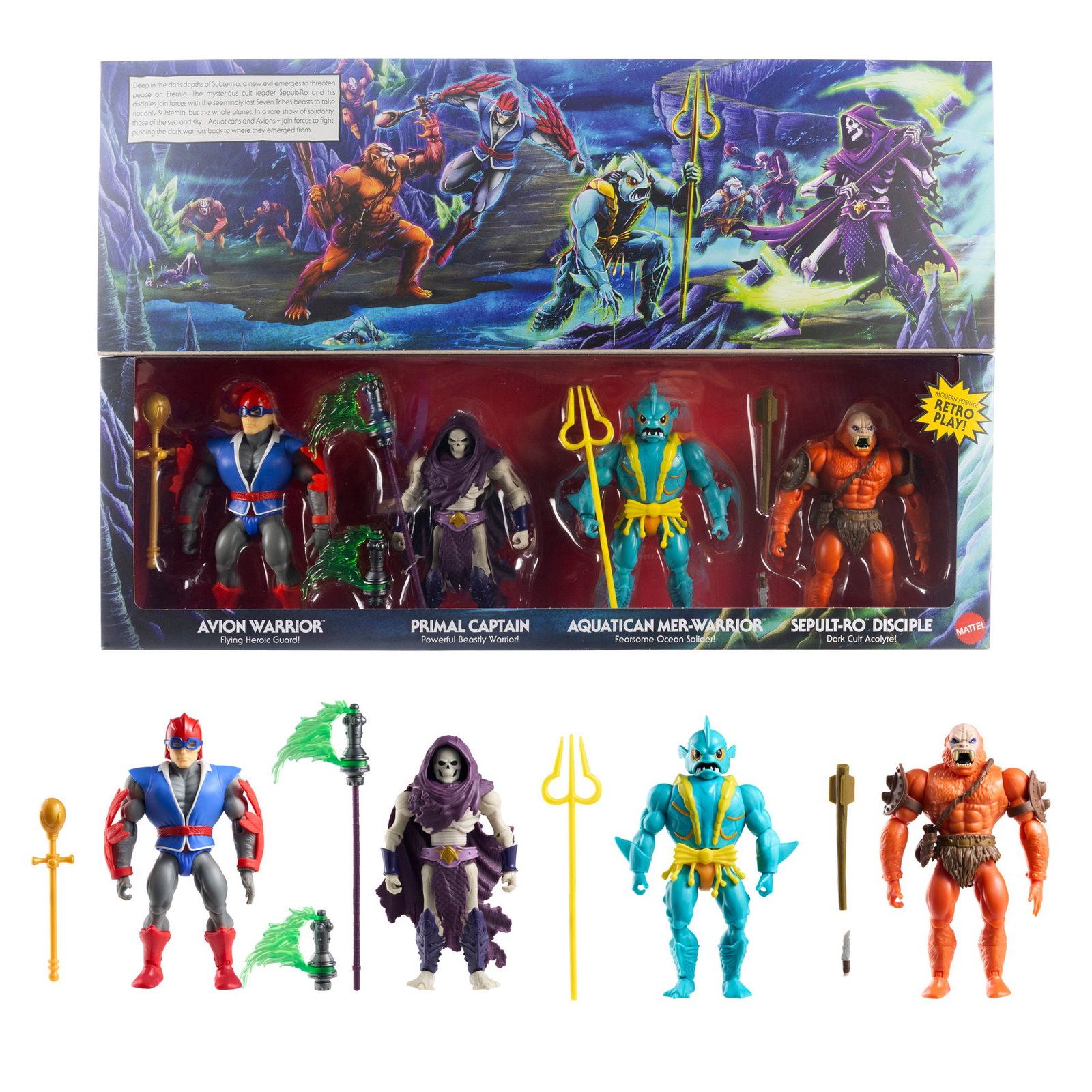Masters of the Universe: Origins Battle for Sub-Eternia Four-Pack image 9