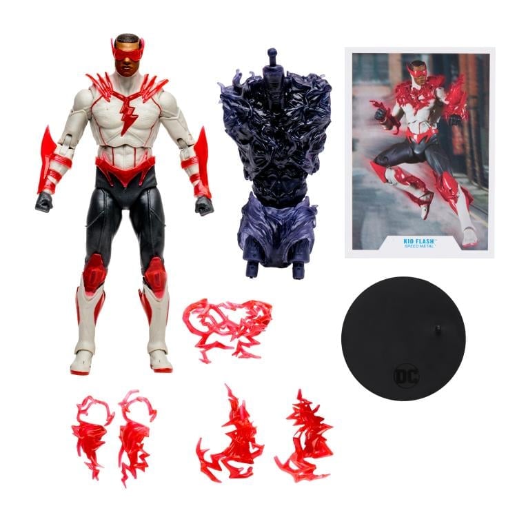 Dark Nights Death Metal: Speed Metal DC Multiverse Kid Flash (Collect to Build: The Darkest Knight) image 9