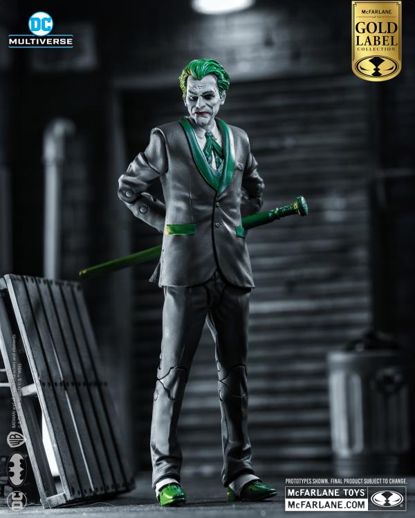 Batman: Three Jokers DC Multiverse The Joker (The Criminal) BBTS Exclusive Limited Black & White Accent Edition image 3