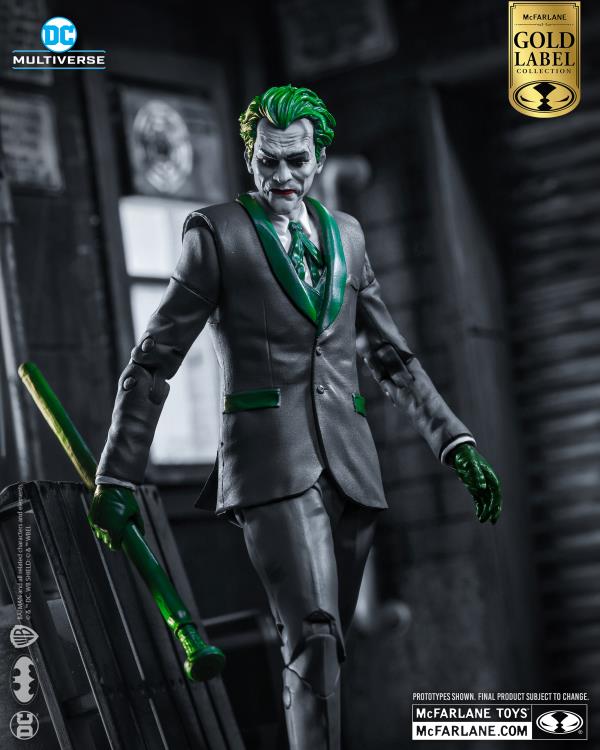 Batman: Three Jokers DC Multiverse The Joker (The Criminal) BBTS Exclusive Limited Black & White Accent Edition image 4