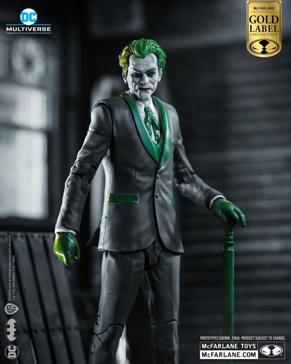 Batman: Three Jokers DC Multiverse The Joker (The Criminal) BBTS Exclusive Limited Black & White Accent Edition image 5