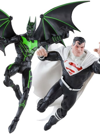 Batman Beyond (Comic) DC Multiverse Batman vs. Justice Lord Superman Two-Pack image 2