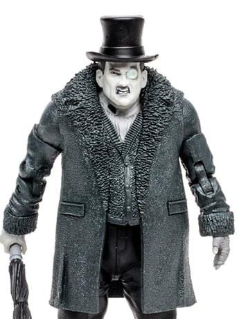 Batman: Arkham City DC Multiverse Gold Label The Penguin (Black & White) Exclusive (Collect to Build: Solomon Grundy) image 2