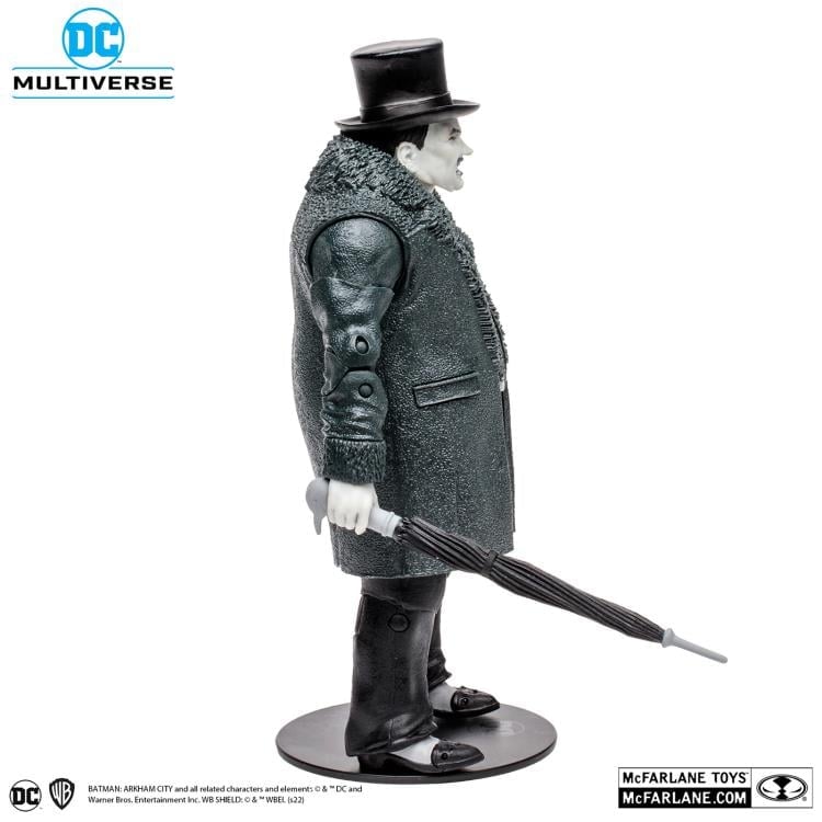 Batman: Arkham City DC Multiverse Gold Label The Penguin (Black & White) Exclusive (Collect to Build: Solomon Grundy) image 6