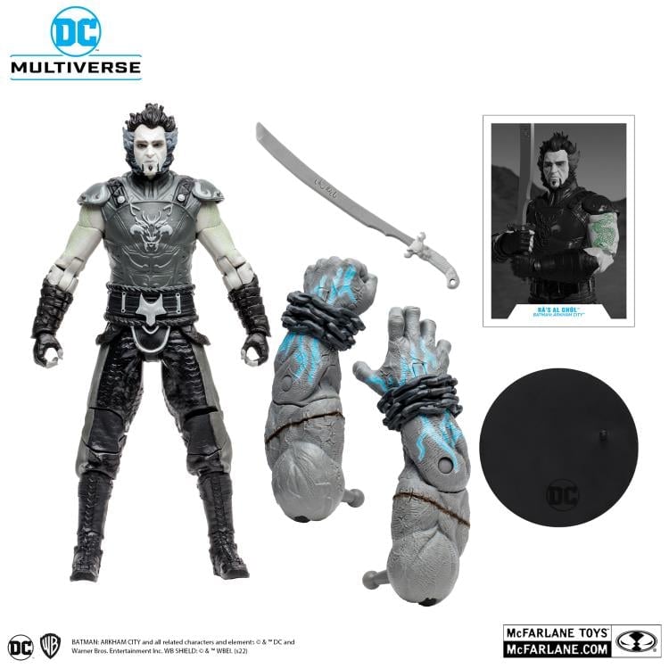 Batman: Arkham City DC Multiverse Ra's Al Ghul (Gold Label) Exclusive (Collect to Build: Solomon Grundy) image 9