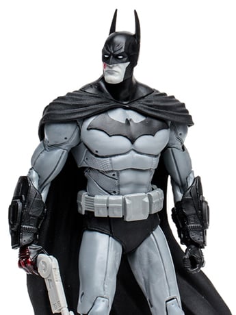 Batman: Arkham City DC Multiverse Gold Label Batman (Black & White) Exclusive (Collect to Build: Solomon Grundy) image 2