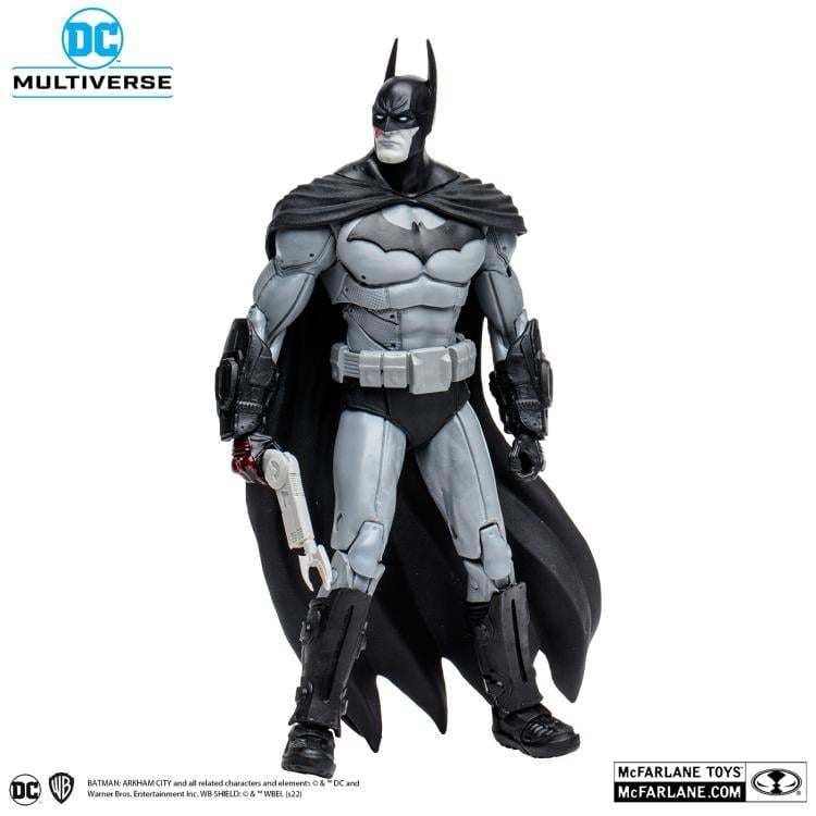 Batman: Arkham City DC Multiverse Gold Label Batman (Black & White) Exclusive (Collect to Build: Solomon Grundy) image 3