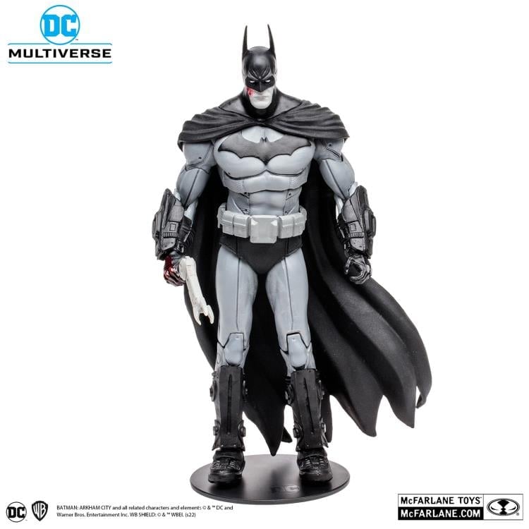 Batman: Arkham City DC Multiverse Gold Label Batman (Black & White) Exclusive (Collect to Build: Solomon Grundy) image 4