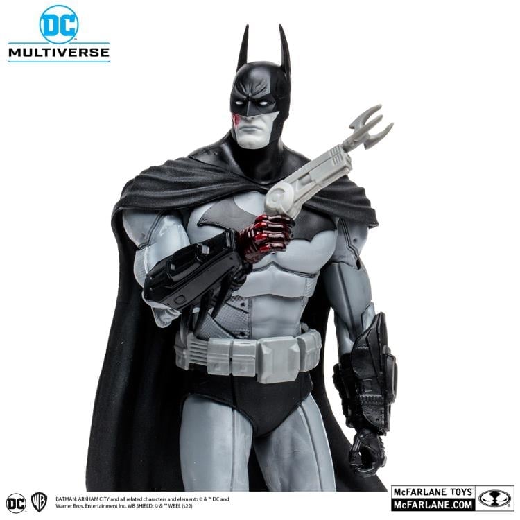 Batman: Arkham City DC Multiverse Gold Label Batman (Black & White) Exclusive (Collect to Build: Solomon Grundy) image 8