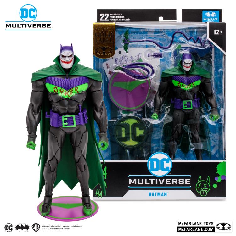 Batman: Curse of the White Knight DC Multiverse Gold Label Batman (Jokerized) Exclusive image 10