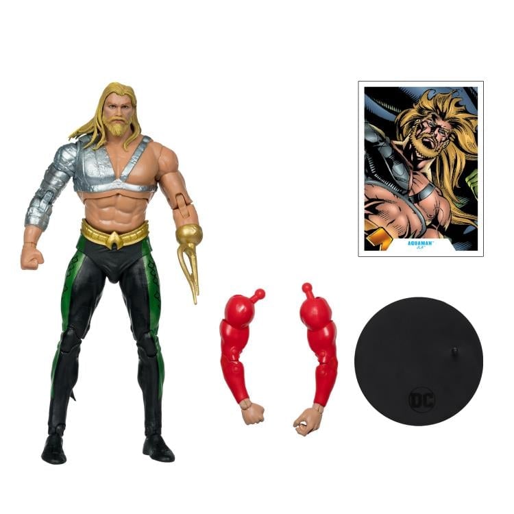 JLA DC Multiverse Aquaman (Collect to Build: Plastic Man) image 10
