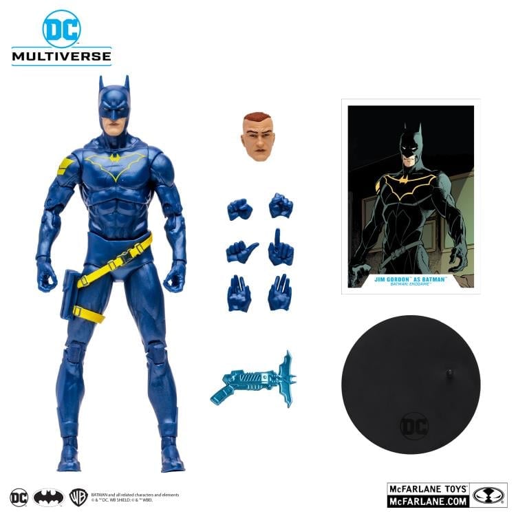 Batman: Endgame DC Multiverse Jim Gordon as Batman Platinum (Chase) image 9