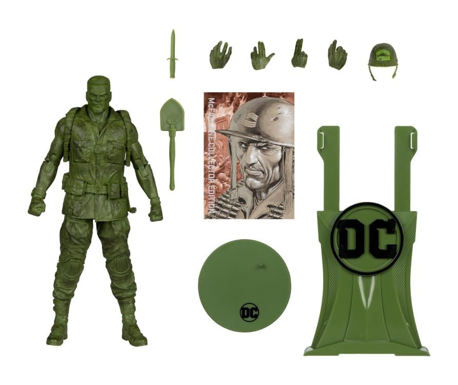 DC Comics DC Multiverse Collector Edition Sgt. Rock Platinum (Chase) image 8