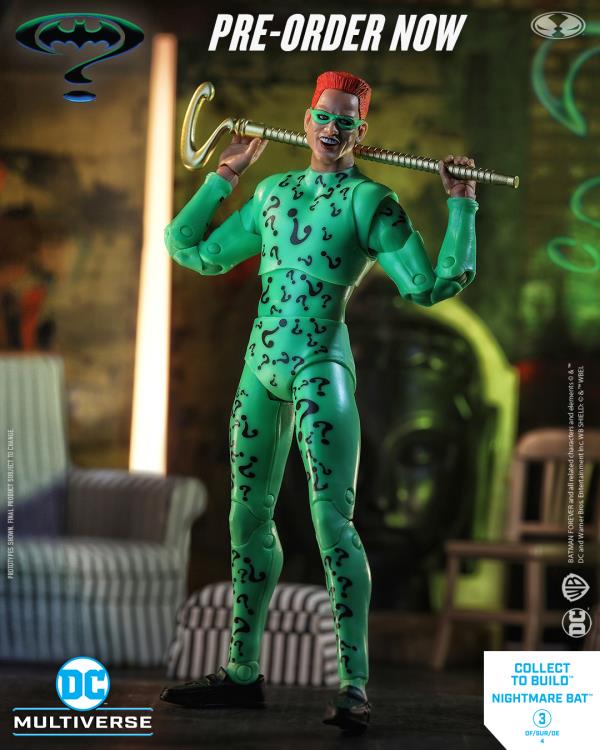 Batman Forever DC Multiverse The Riddler (Collect to Build: Nightmare Bat) image 3